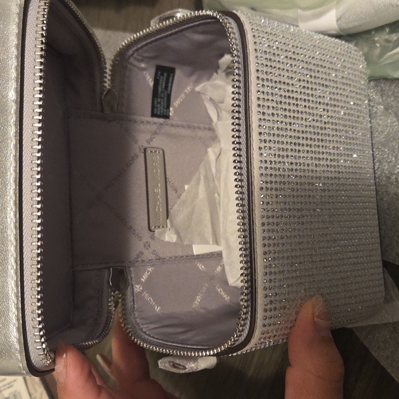 Michael Kors Silver Mini Bag - Picture 3 of 6